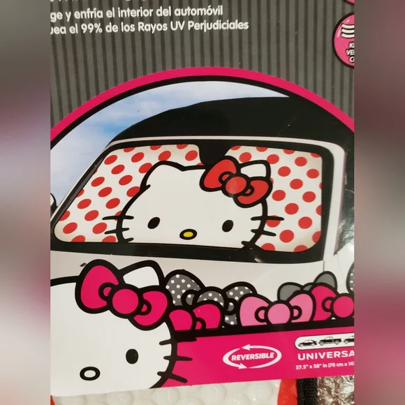 BNIP Hello Kitty Windshield Shade - Picture 2 of 2